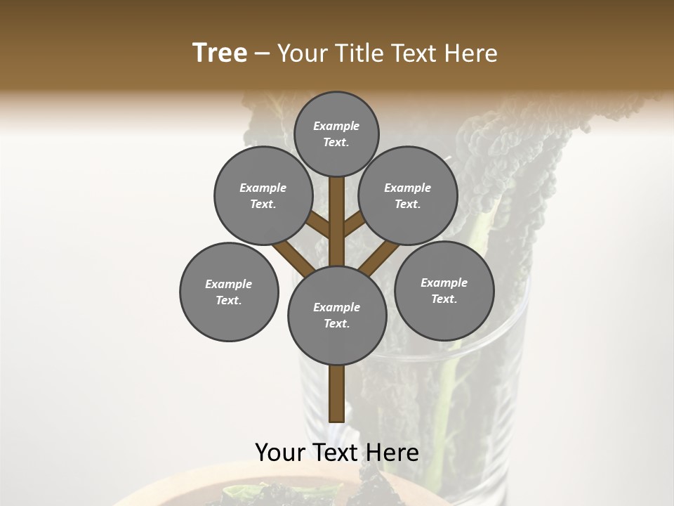 Vitamin Organic Cavolo Nero PowerPoint Template