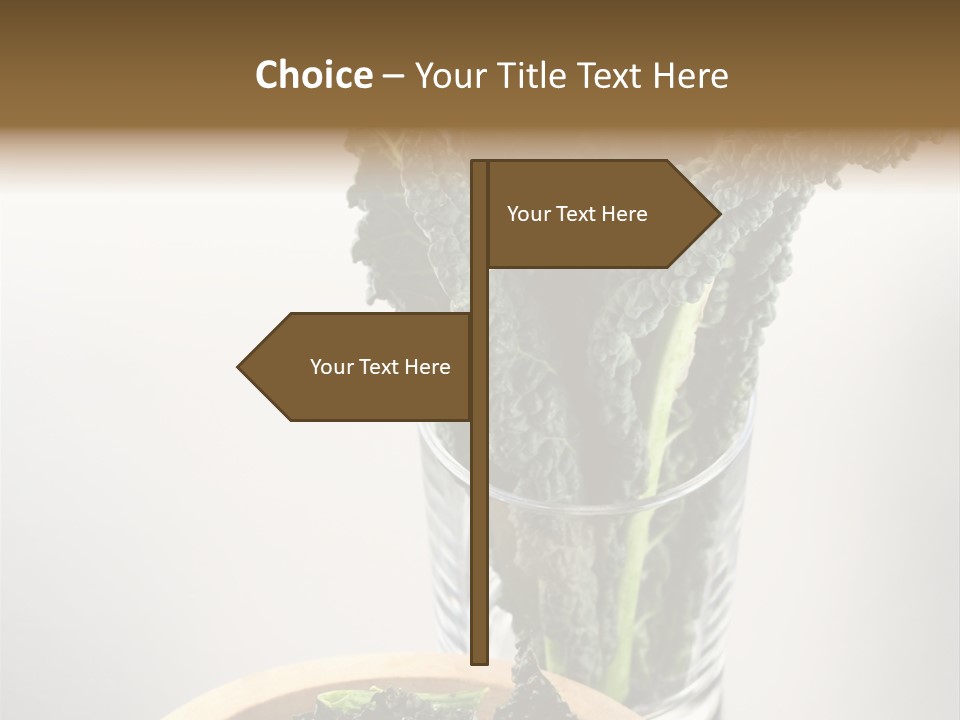 Vitamin Organic Cavolo Nero PowerPoint Template