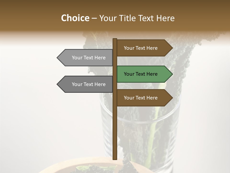 Vitamin Organic Cavolo Nero PowerPoint Template