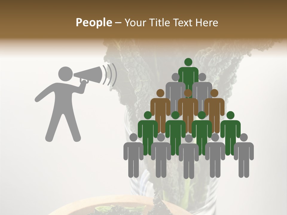 Vitamin Organic Cavolo Nero PowerPoint Template