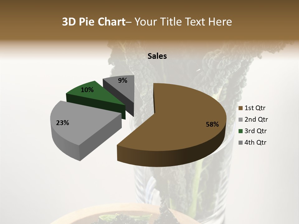 Vitamin Organic Cavolo Nero PowerPoint Template