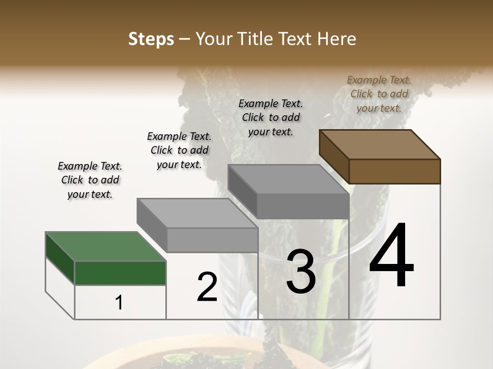 Vitamin Organic Cavolo Nero PowerPoint Template