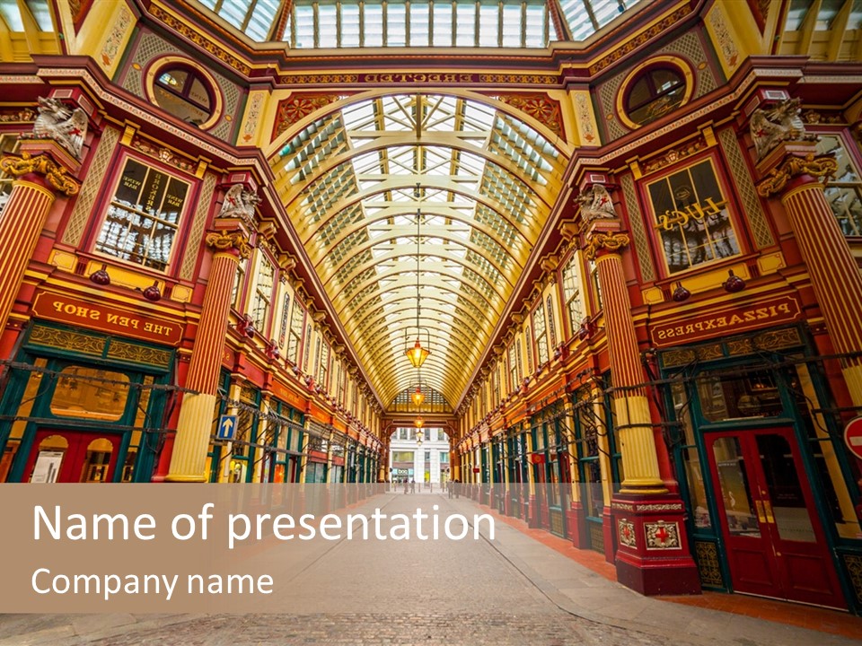 Midtown Carnaby Square PowerPoint Template