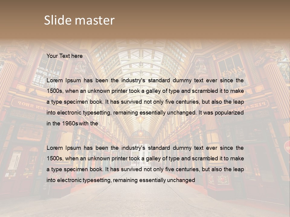 Midtown Carnaby Square PowerPoint Template