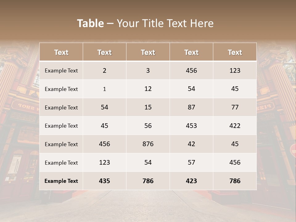 Midtown Carnaby Square PowerPoint Template