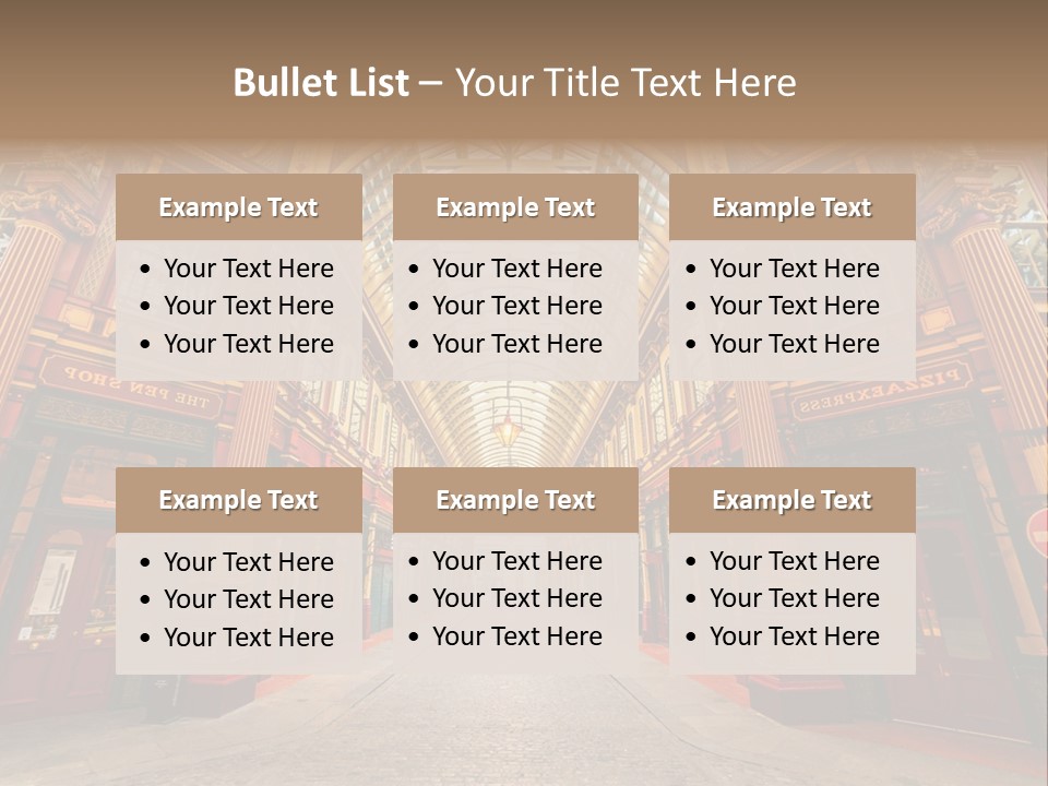 Midtown Carnaby Square PowerPoint Template