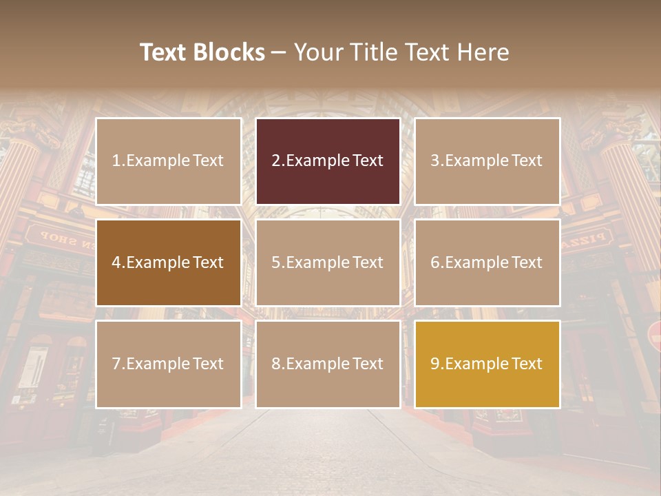 Midtown Carnaby Square PowerPoint Template