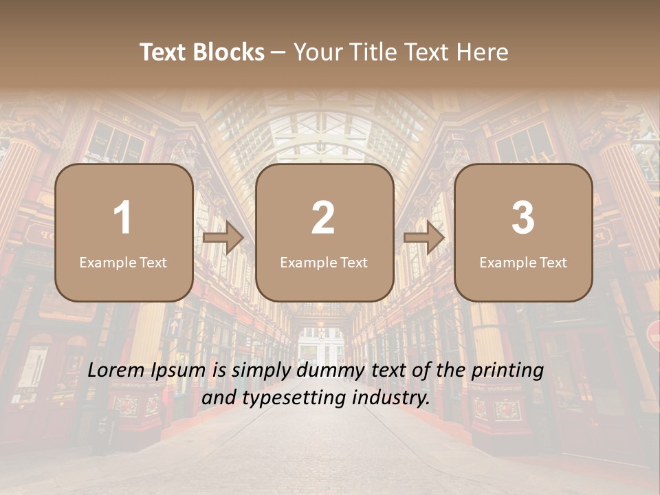 Midtown Carnaby Square PowerPoint Template