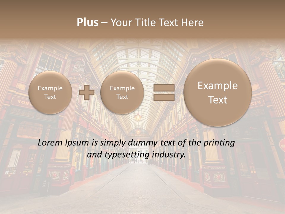 Midtown Carnaby Square PowerPoint Template