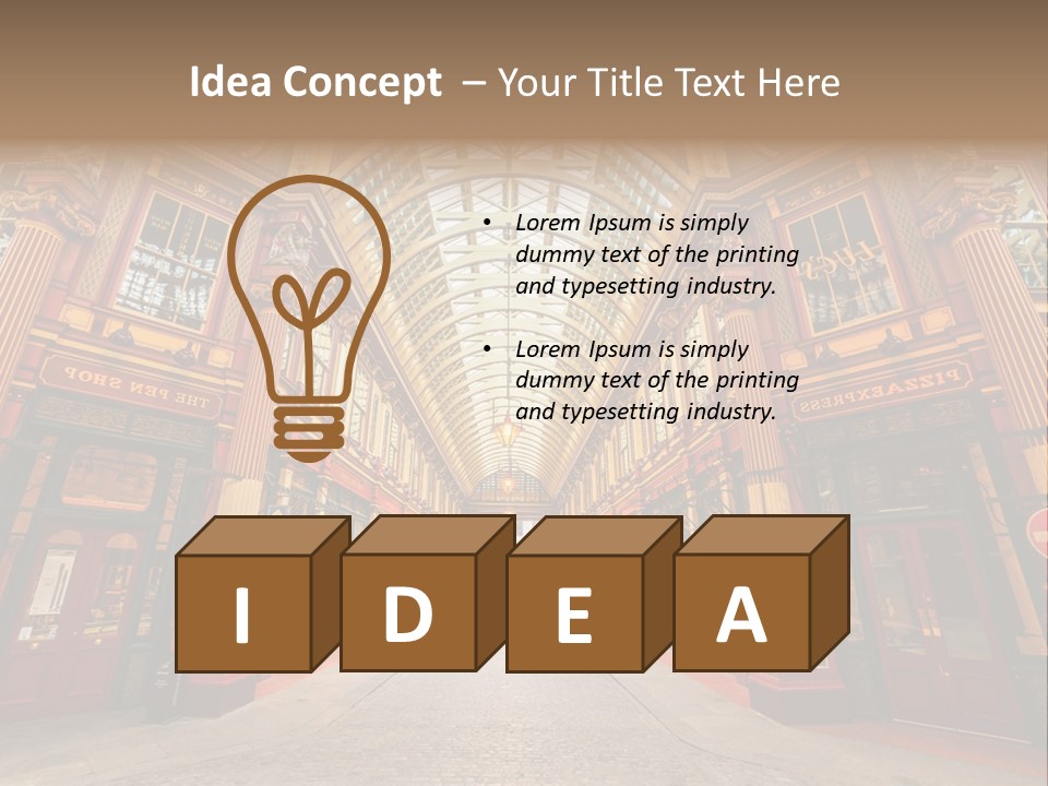 Midtown Carnaby Square PowerPoint Template