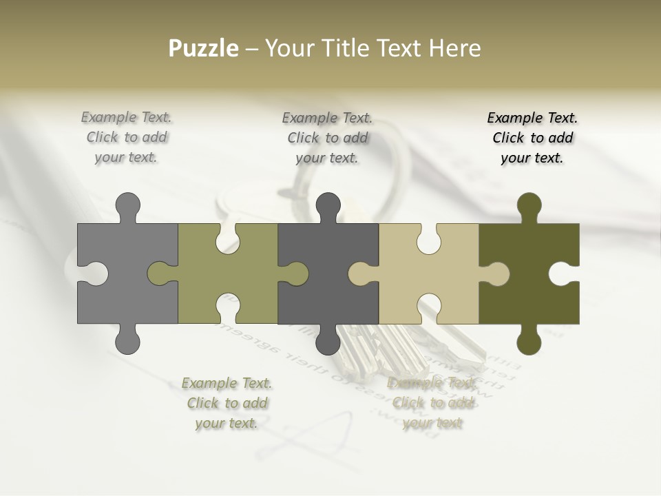 Successful White Pen PowerPoint Template