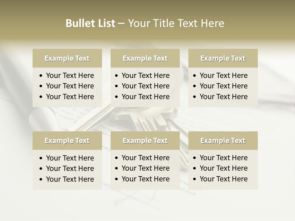 Successful White Pen PowerPoint Template