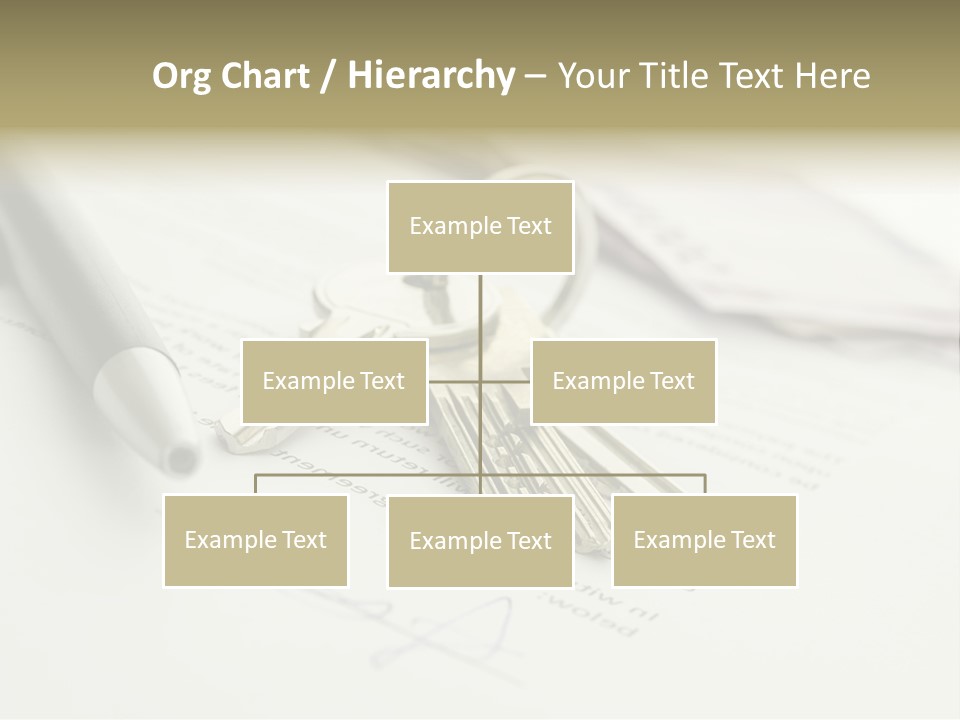 Successful White Pen PowerPoint Template