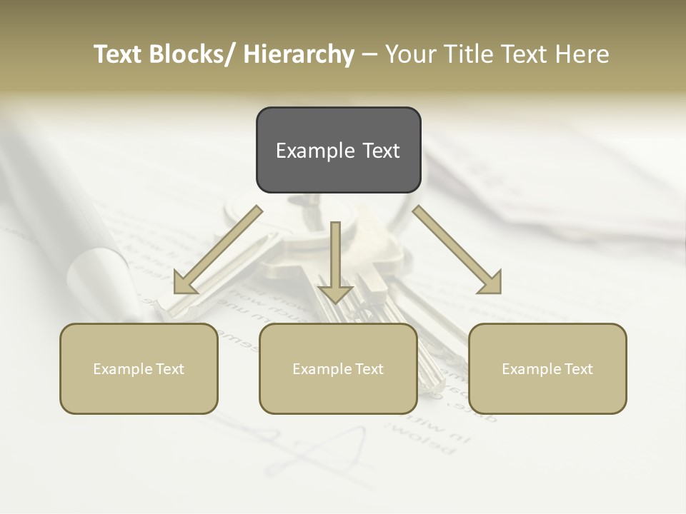 Successful White Pen PowerPoint Template
