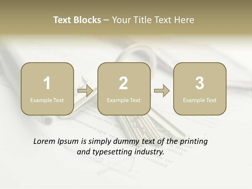 Successful White Pen PowerPoint Template