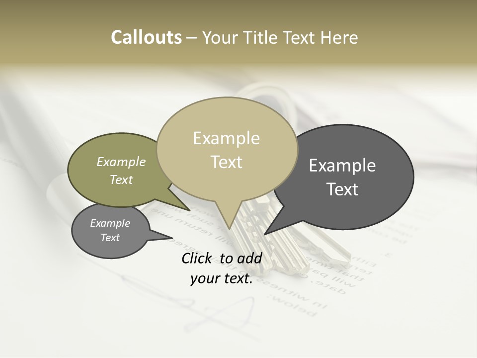 Successful White Pen PowerPoint Template