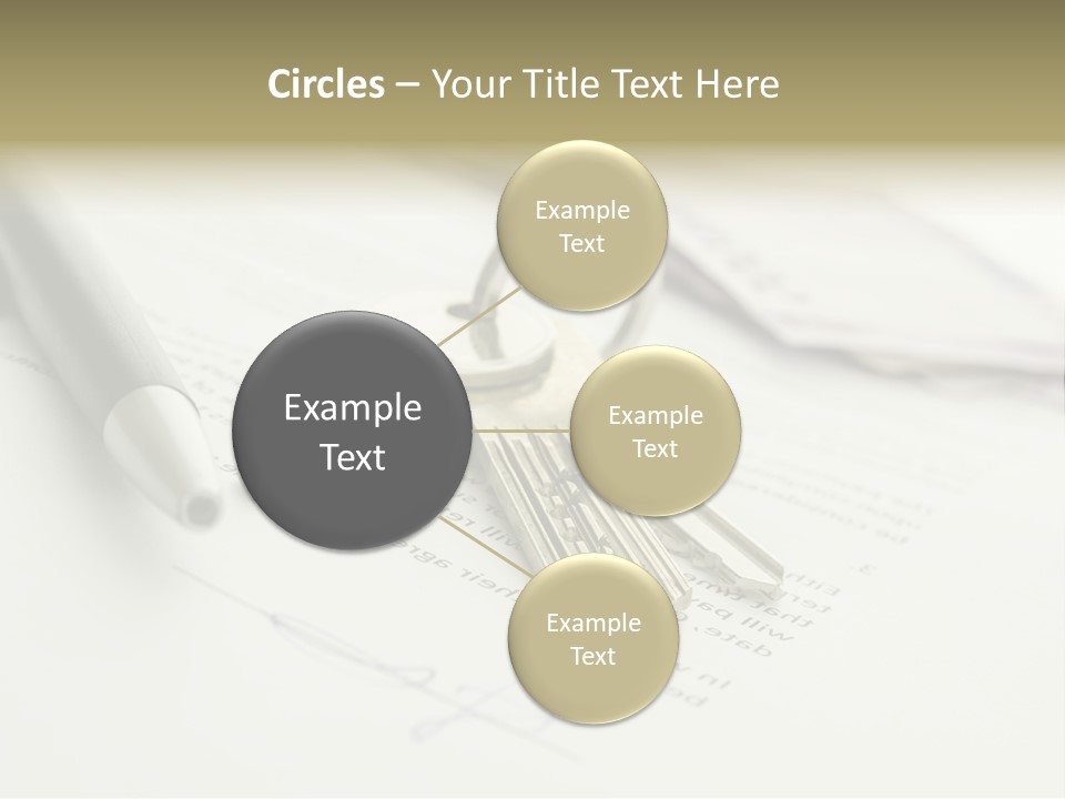 Successful White Pen PowerPoint Template