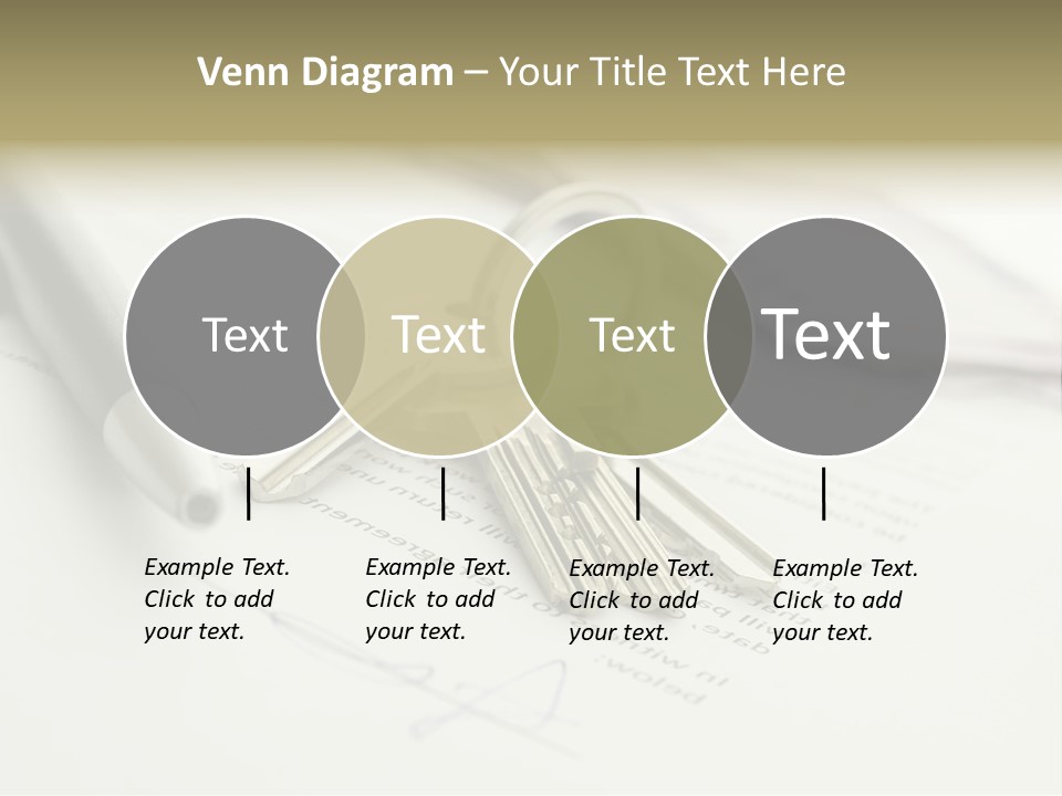 Successful White Pen PowerPoint Template