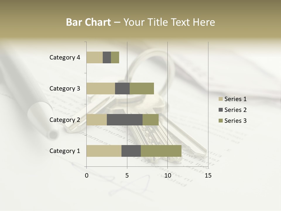 Successful White Pen PowerPoint Template