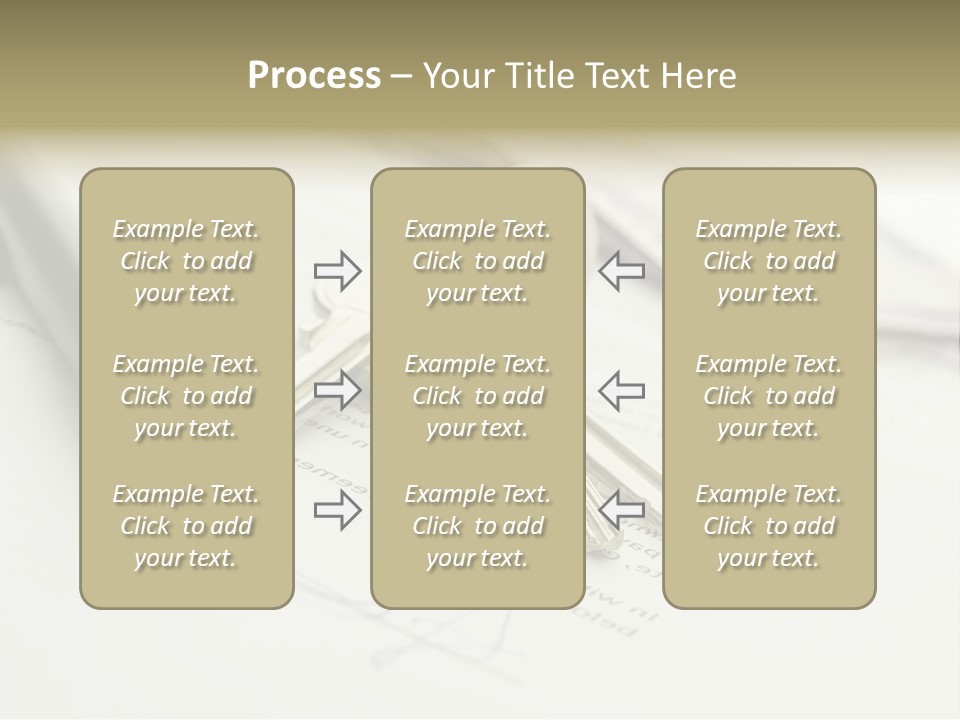 Successful White Pen PowerPoint Template