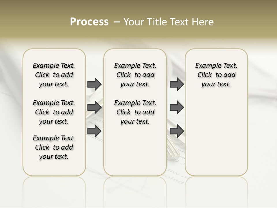Successful White Pen PowerPoint Template