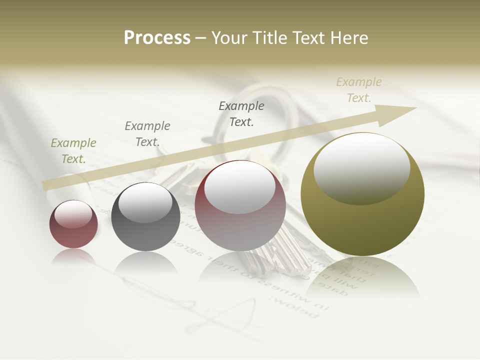Successful White Pen PowerPoint Template