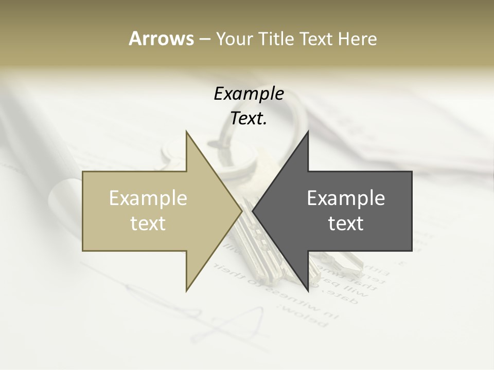 Successful White Pen PowerPoint Template