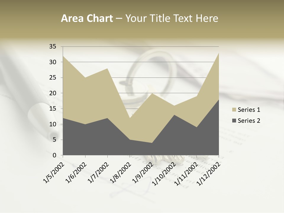 Successful White Pen PowerPoint Template