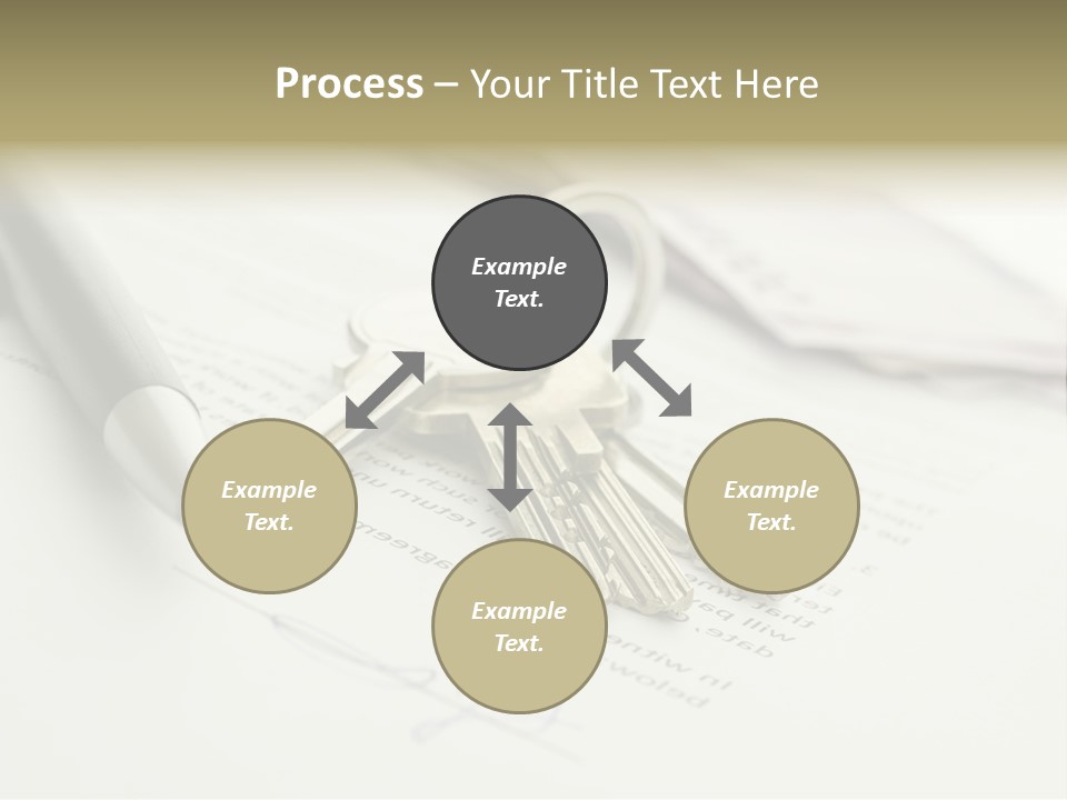 Successful White Pen PowerPoint Template