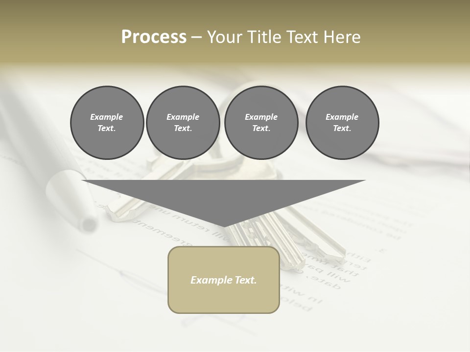 Successful White Pen PowerPoint Template
