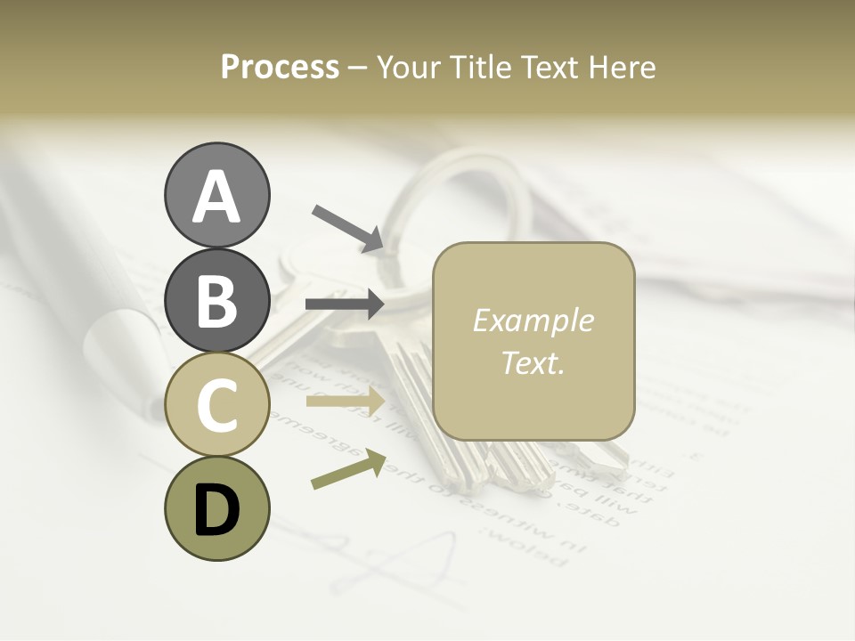 Successful White Pen PowerPoint Template