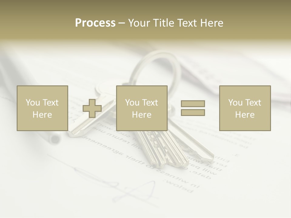 Successful White Pen PowerPoint Template