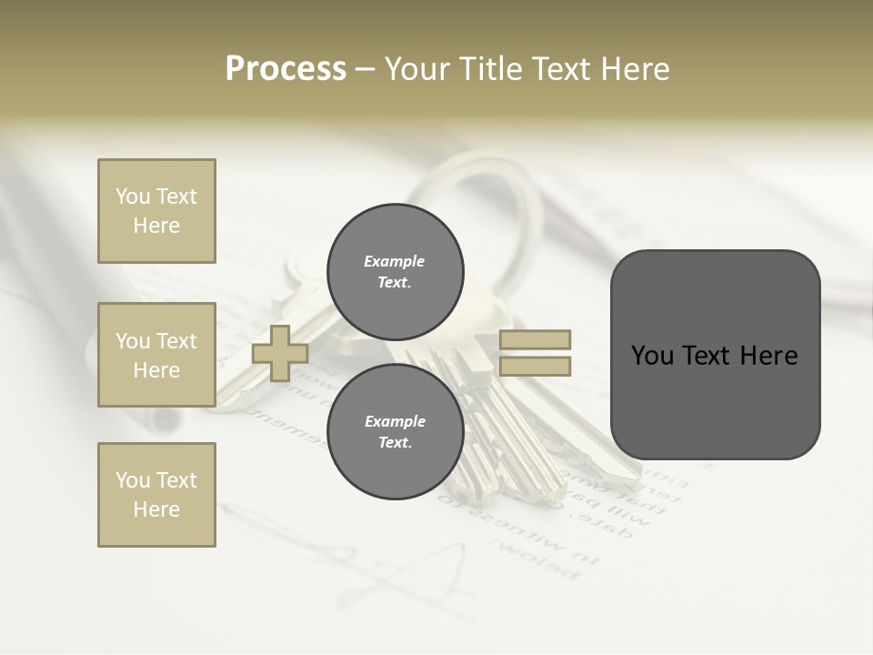 Successful White Pen PowerPoint Template