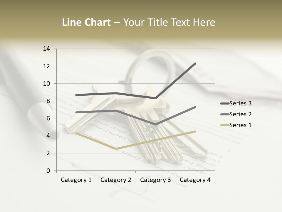 Successful White Pen PowerPoint Template