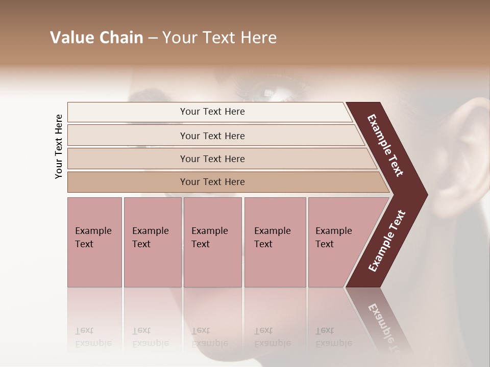 Portrait Bright Hair PowerPoint Template