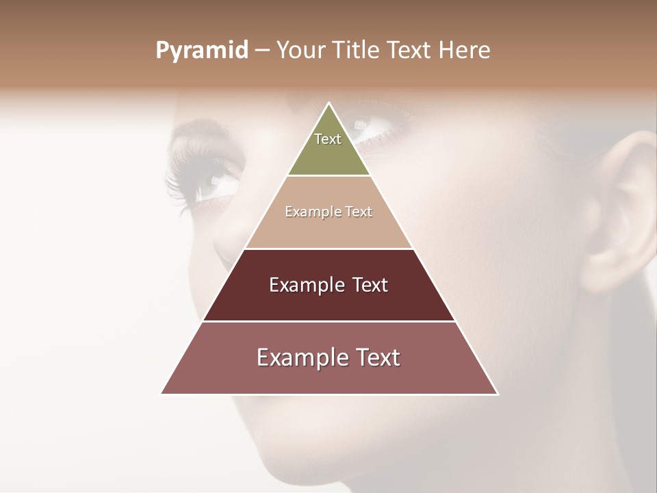 Portrait Bright Hair PowerPoint Template