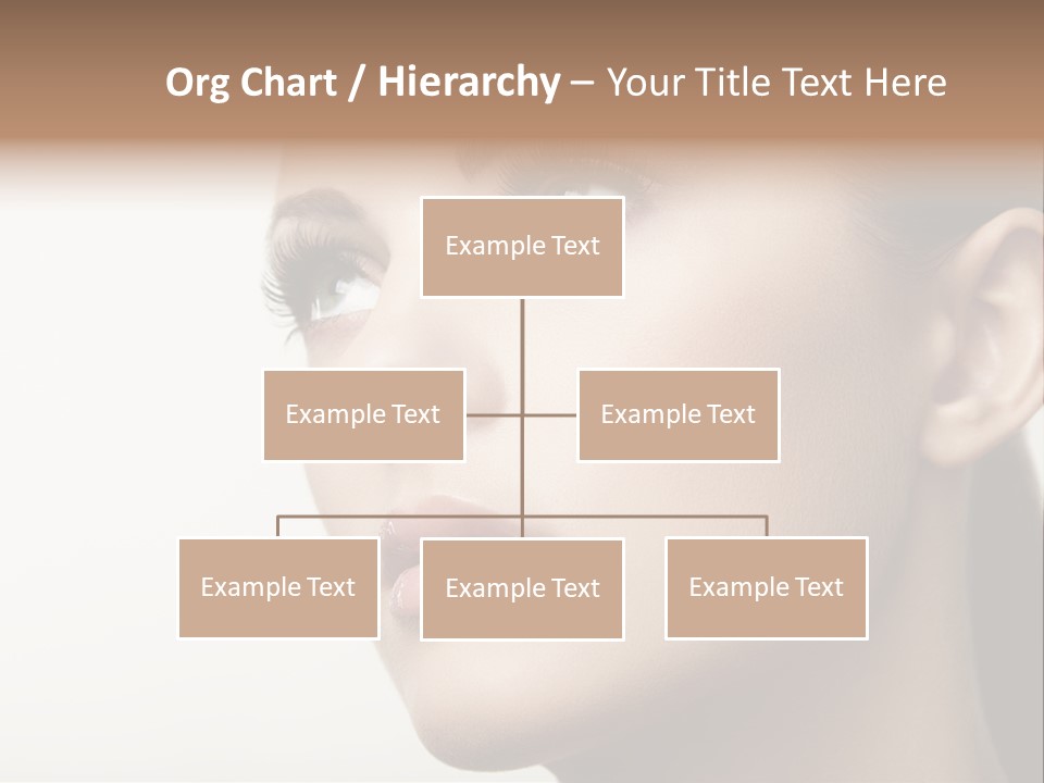 Portrait Bright Hair PowerPoint Template