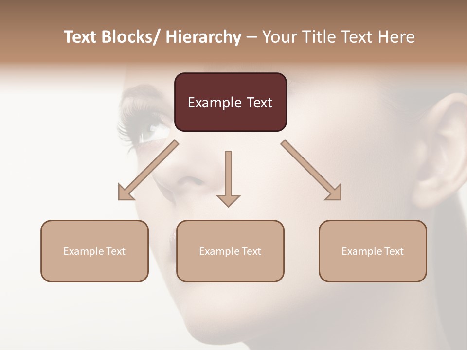 Portrait Bright Hair PowerPoint Template