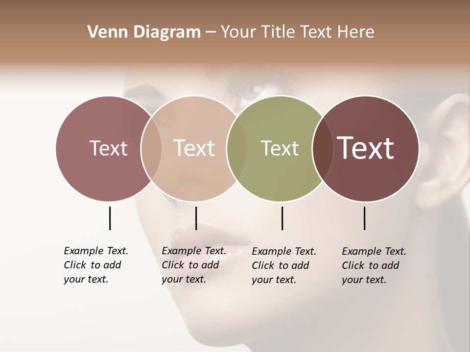 Portrait Bright Hair PowerPoint Template