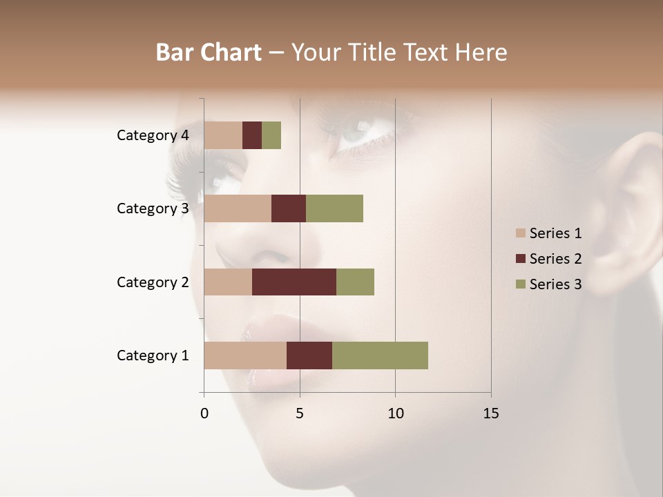 Portrait Bright Hair PowerPoint Template