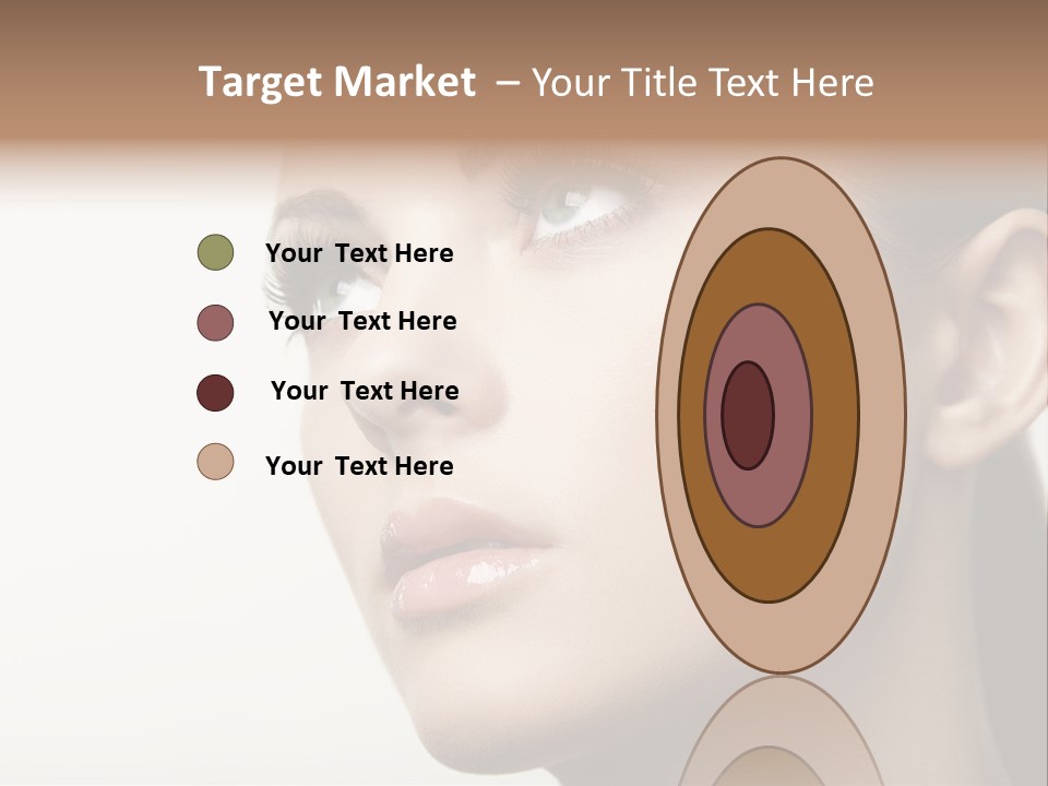 Portrait Bright Hair PowerPoint Template