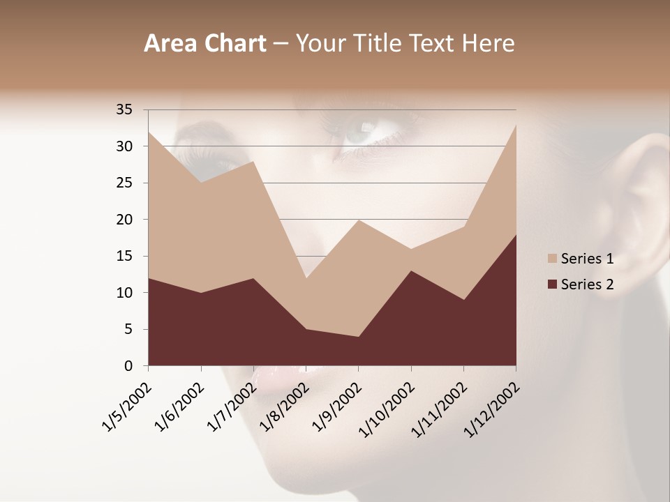 Portrait Bright Hair PowerPoint Template