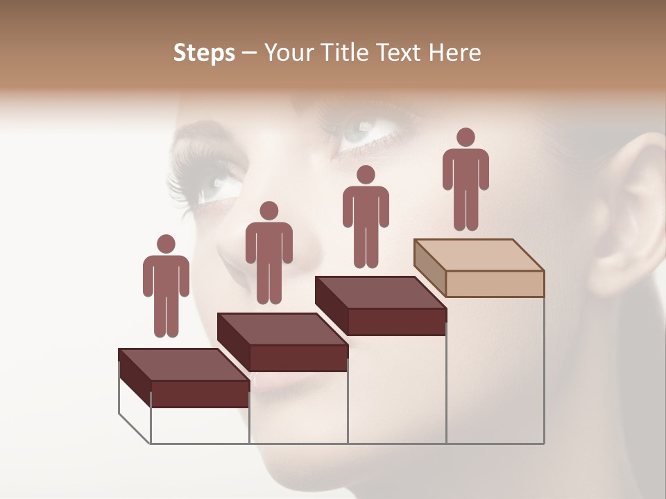 Portrait Bright Hair PowerPoint Template