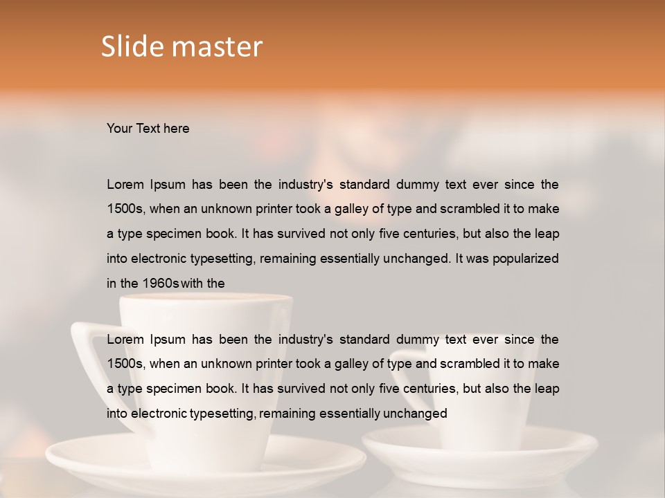 Male Espresso Retail PowerPoint Template