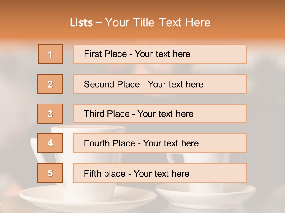 Male Espresso Retail PowerPoint Template