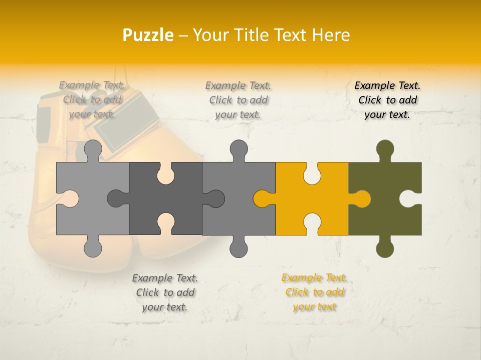 White Wall Equipment PowerPoint Template