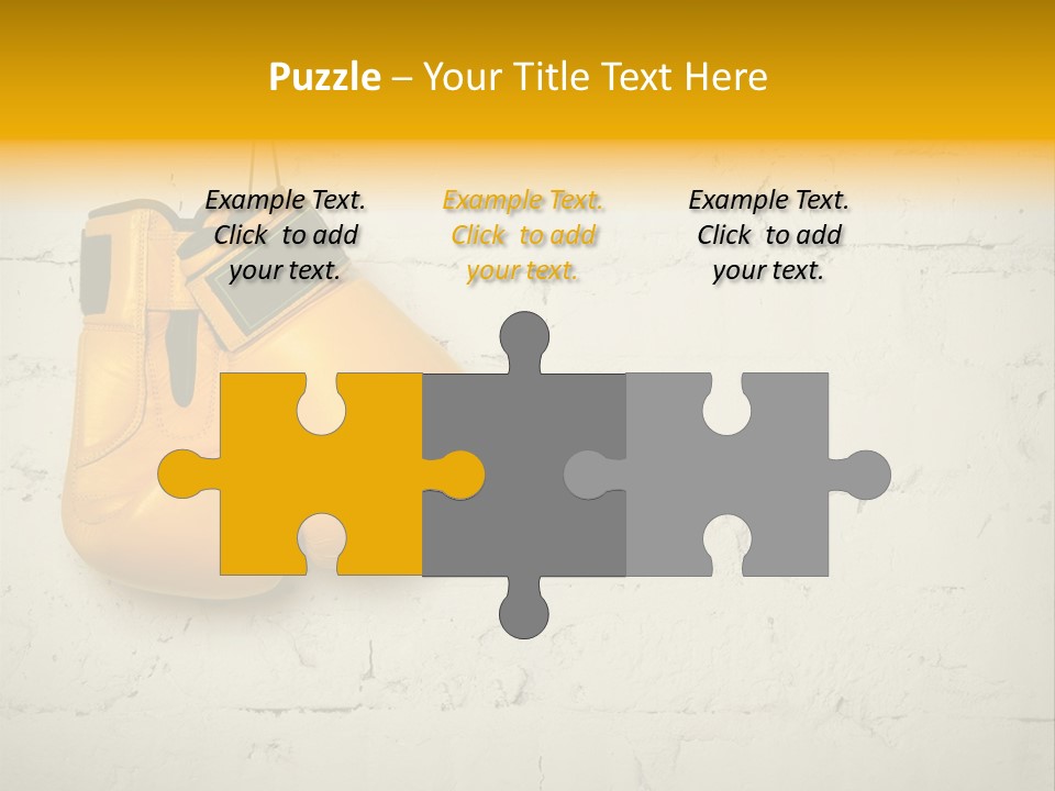 White Wall Equipment PowerPoint Template