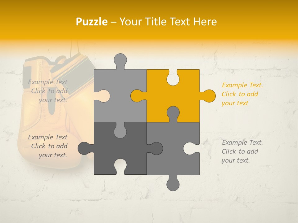 White Wall Equipment PowerPoint Template