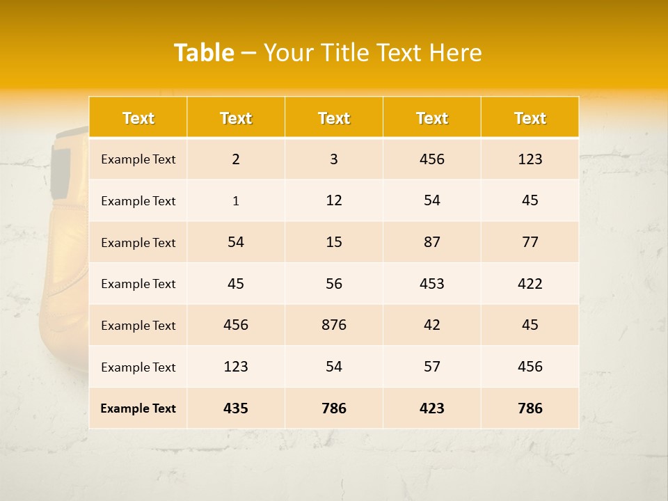 White Wall Equipment PowerPoint Template