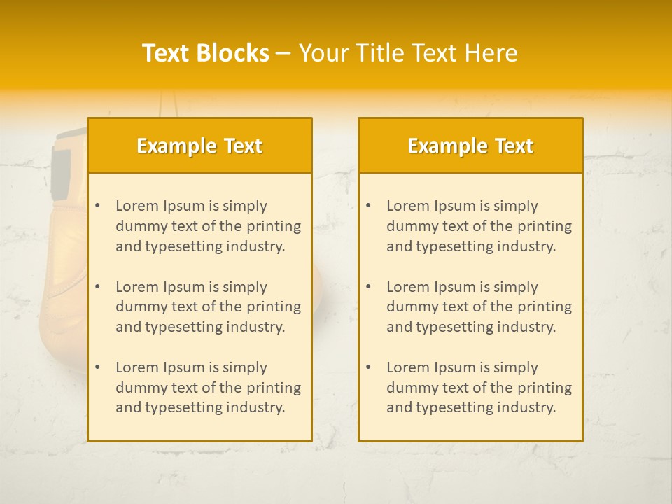 White Wall Equipment PowerPoint Template